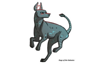 Dogs of the Galaxies card game - cyborg dog